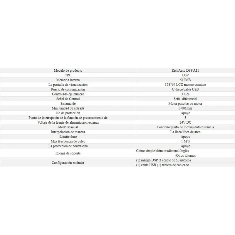 

CNC Controller Richaute DSP A11E A18E 3Axis 4Axis USB Remote Control System, Supports Multi-Head Replacement and G Code