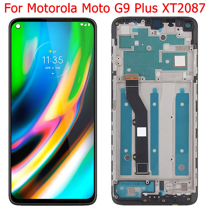 for Motorola G9 Plus Display LCD Screen 6.81\