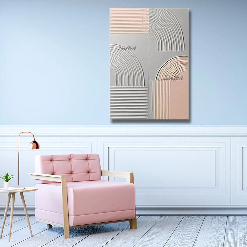 

Картина с ножом, акриловая текстура, современное искусство на холсте, фотографии для гостиной, абстрактный дизайнерский домашний декор без рамки