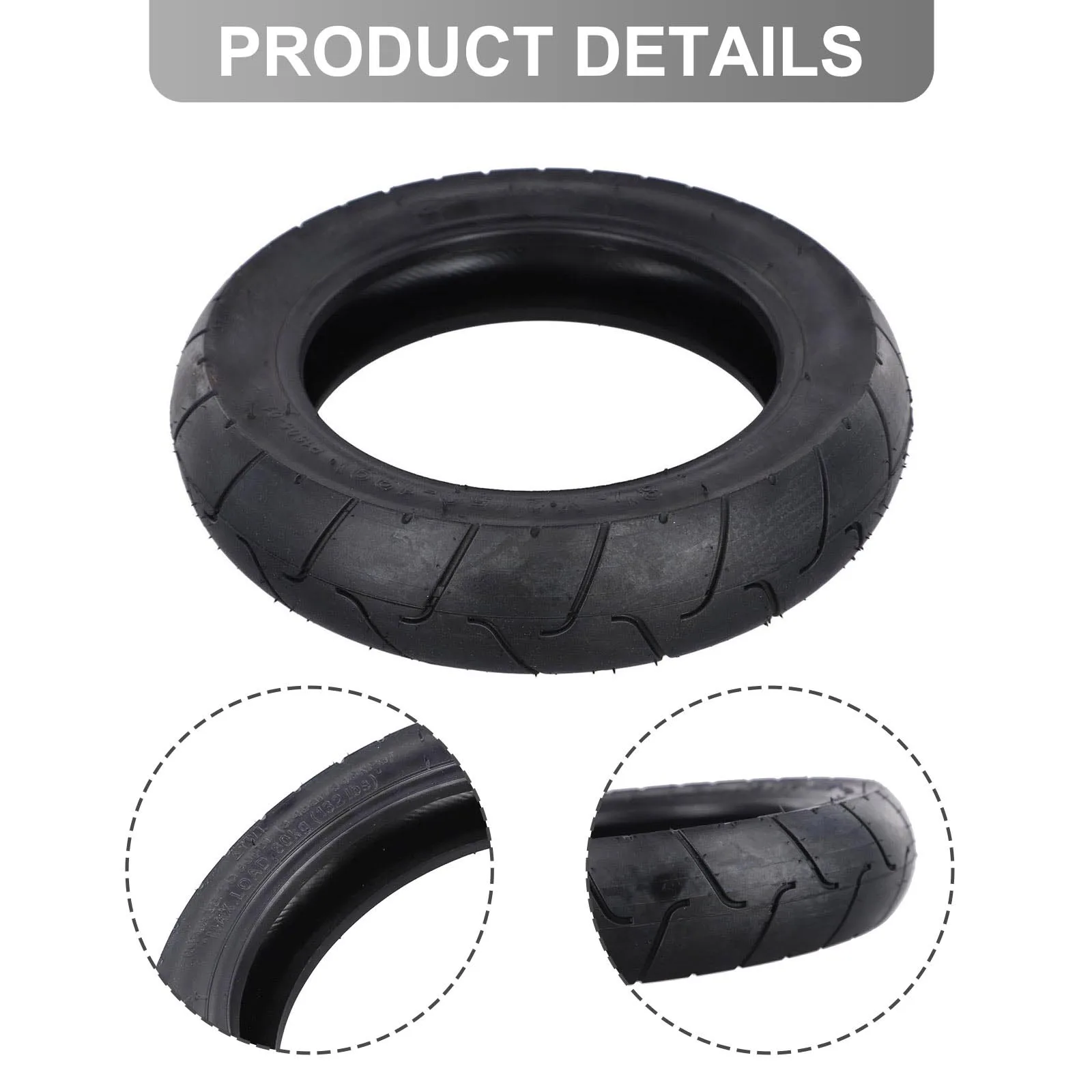 

1pc Tire 8.5inch 8.5*2(50-139) Vacuum Tubeless Tire For Electric Scooter 8 1/2*2(50-139) Wear-resistant Rubber Tires Accessories