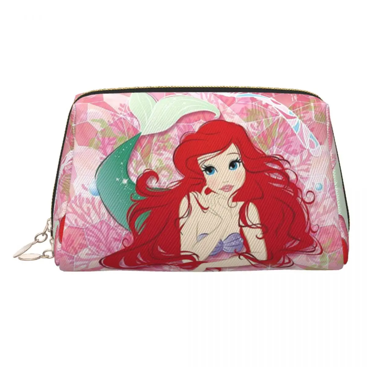 

Custom Little Mermaid Cartoon Cosmetic Bag Women Kawaii Big Capacity Makeup Case Beauty Storage Toiletry Bags