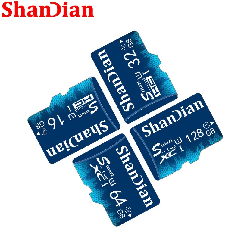 SHANDIAN Mini Smart SD Card 128GB TF USB Flash Memory Card with Outer Packaging for Mobile Phones and Cameras Smartsd SD Card