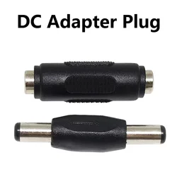 5/20PCS 5.5*2.1MM DC Conversion Head Jack Double Male to Male Female to Female Panel Mounting Adapter Connector Plug For CCTV