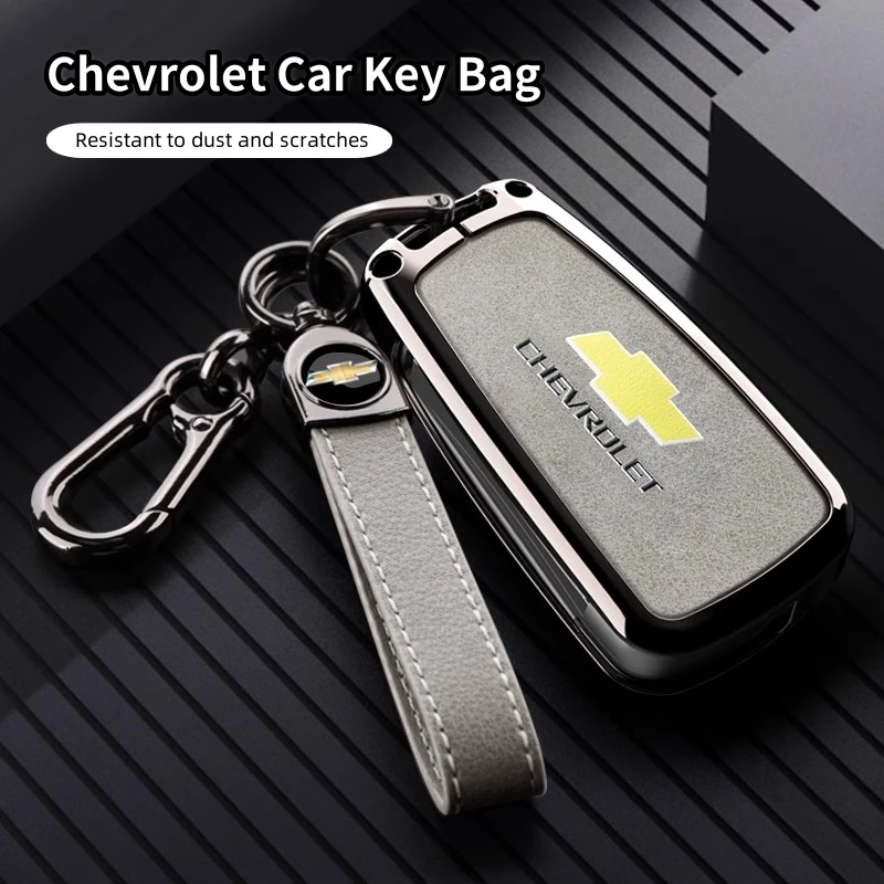 

Zinc Alloy Car Styling Key Case For Chevrolet Cruze Aveo Trax Sail Malibu Captiva Prism Spark Keychain Key Protector Accessories