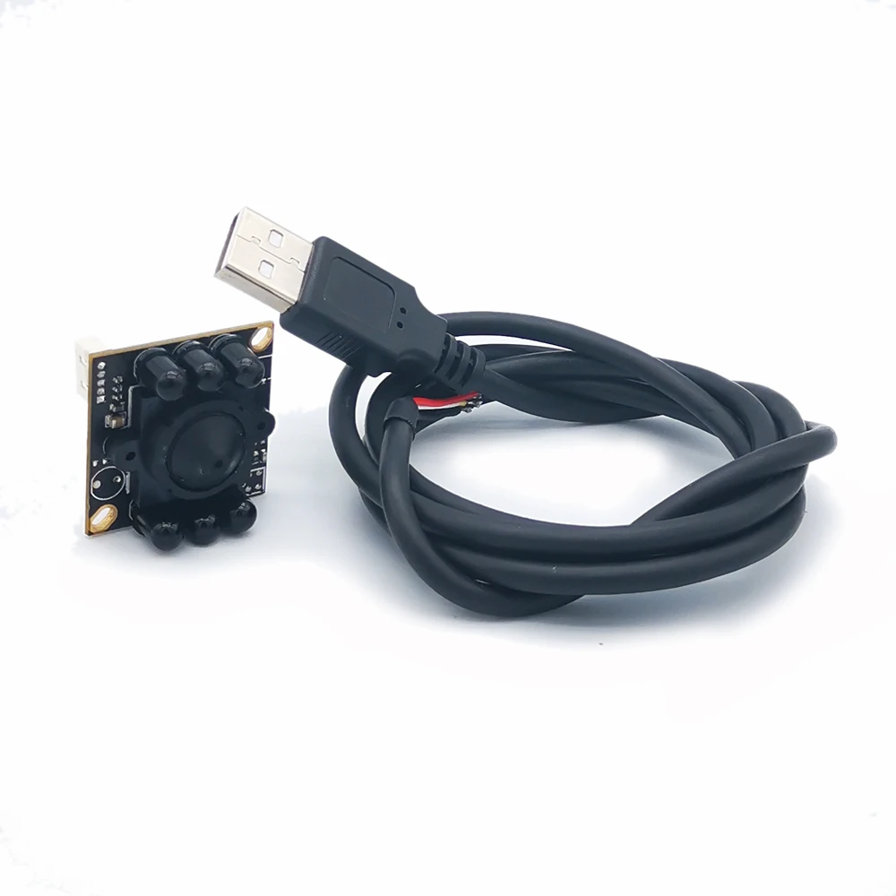 1080P 720P na podczerwień OTG moduł kamery USB 28x28mm z 6 sztuk 940nm diody led bezpieczeństwa CCTV Usb UVC kamera typu C funkcją widzenia w nocy