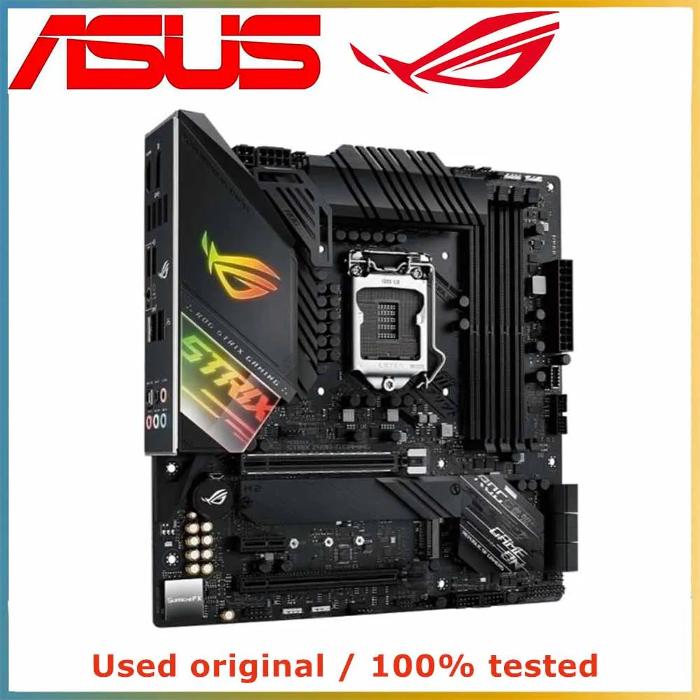 ASUS ROG STRIX Z490-G GAMING LGA 1200 mATX Z490G Motherboard Intel Z490 for 10th 11th Gen I9 I7 I5 Motherboard