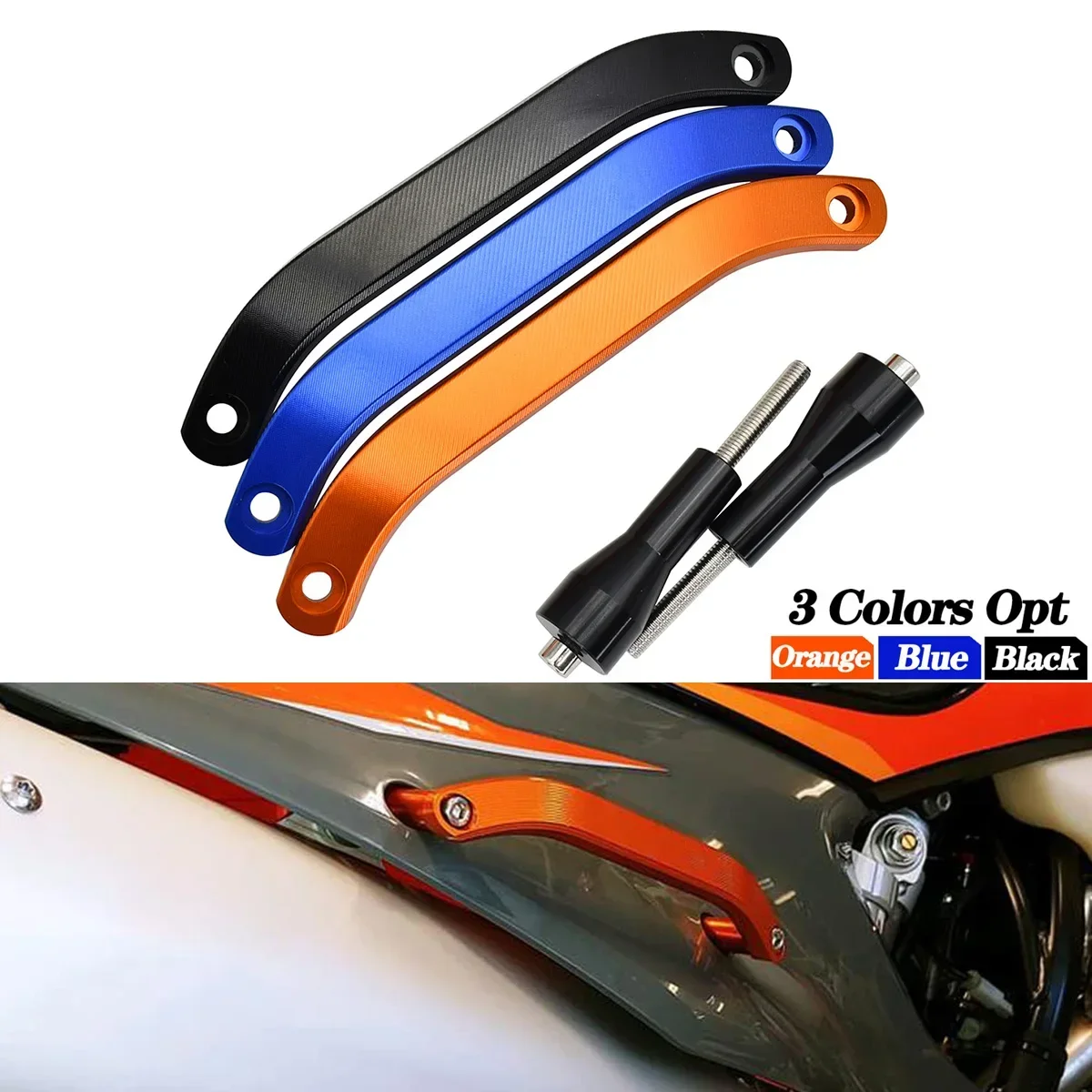 Motorrad CNC Beifahrers itz Haltegriff für ktm exc excf sx sxf xc xcf xcw tpi sechs Tage 125-500 fe fx te tx tc 2014-2018