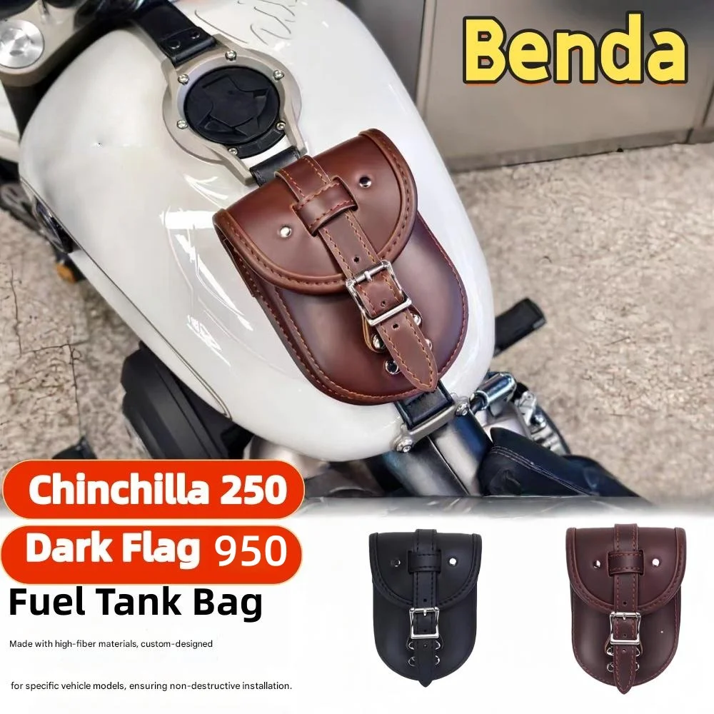 For Benda Dark Flag 950 motorcycles, retro-style fuel tank bag decoration, new product special offer, Benda Chinchilla 250
