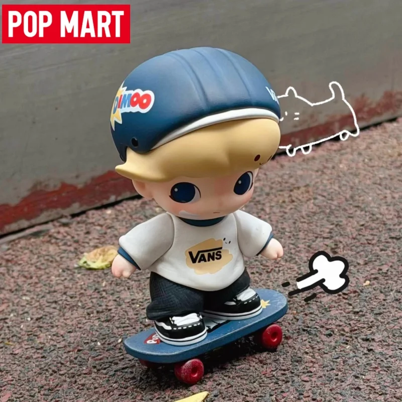 

Genuine New POP MART DIMOO VANS Ride The Dream Series Cute Trendy Cartoon Figure Blind Box Desktop Decor Collectible Toy Gift