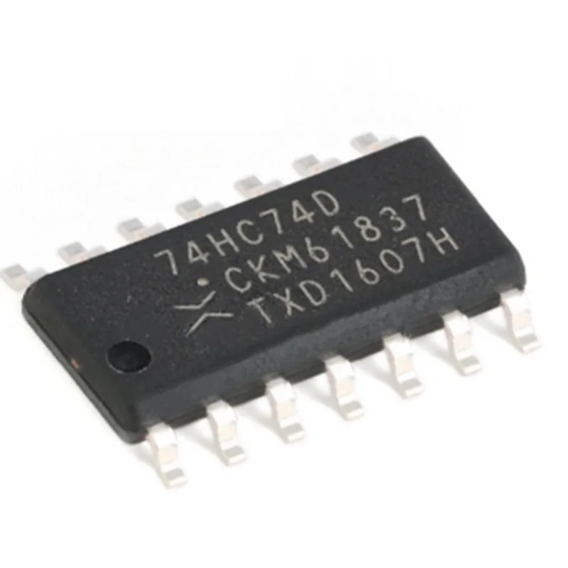 

100 Pieces of Brand New Original 74Hc74D,653 Soic-14 Set and Reset Dual D-Type Positive Edge-Triggered Flip-Flops