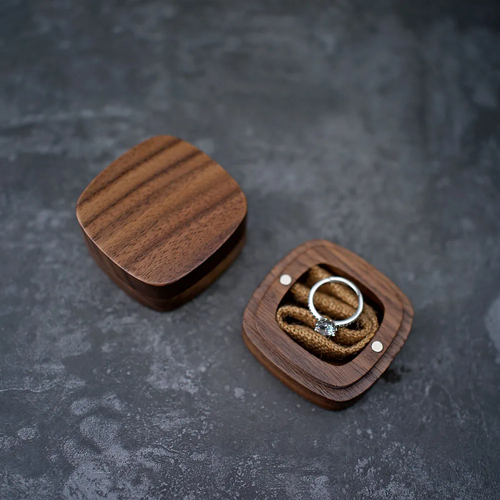 

Proposal Case Jewelry Box Earrings Organizer Engagement Ceremony Ring Box Storage Box Ring Bearer Box Presentation Box