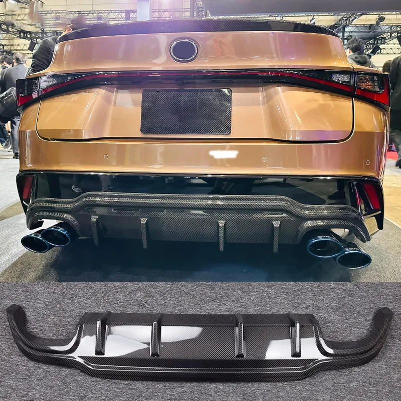 

2022 Lexus IS300 IS350 Carbon Fiber Rear Diffuser High-Quality Styling Rear Lip for Enhanced Aerodynamics And Vehicle Look
