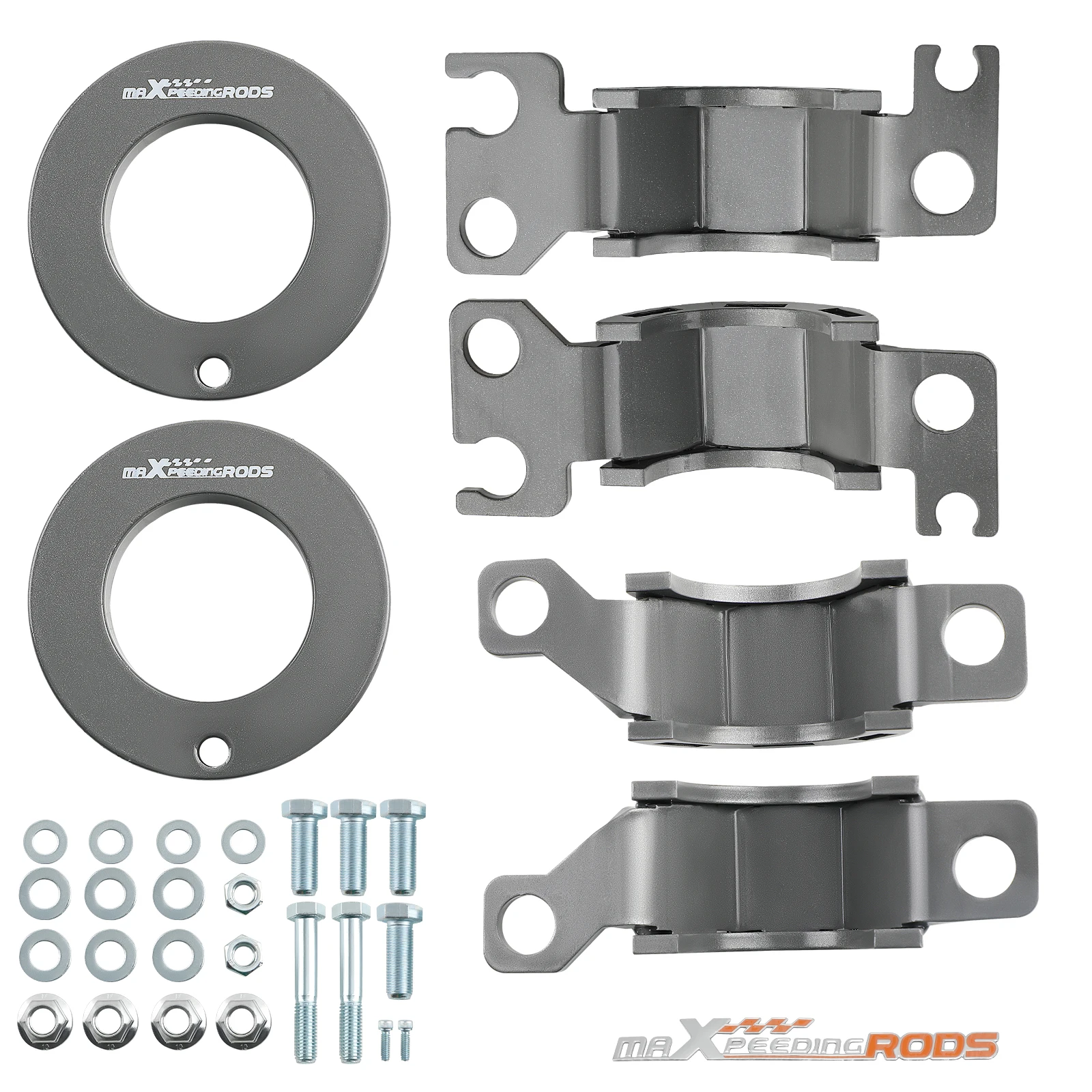 Kit de levage de niveau avant 2 "arrière 2" avec entretoises pour Jeep Cherokee KL 2014-2022 2023