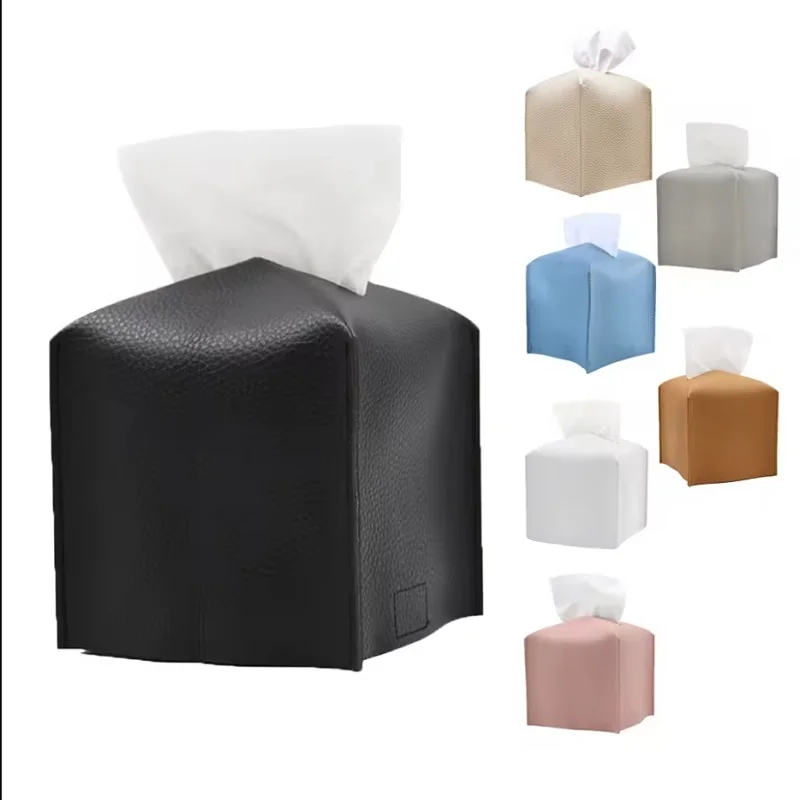 

New Tissue Box Car Tissue Container PU Material Modern Style Tissue Holder/Organizer Home Office Bathroom Bedroom Tissue Box