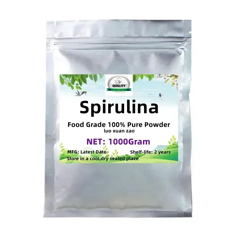 50-1000g 100% Spirulina, bezpłatna wysyłka