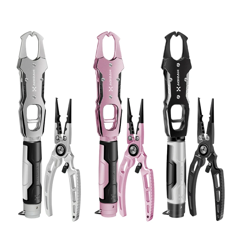 Aurora Fishing Pliers and Grip With Scale Aluminum Alloy CNC Integrally Formed Fishing Tool Accessories