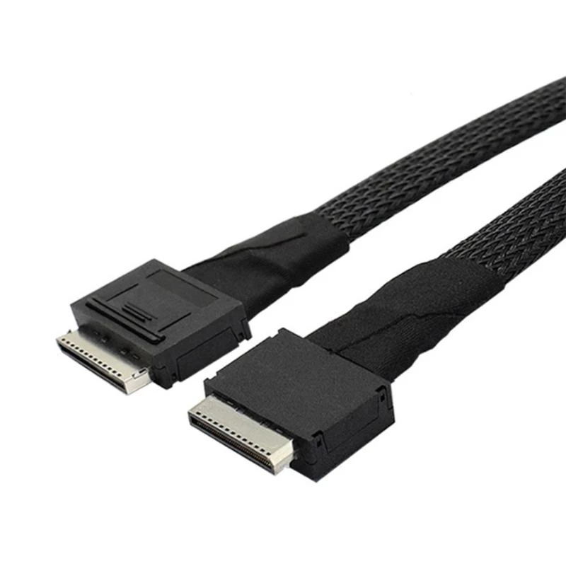

Professional External SFF-8611 8I Male to SFF-8611 Male PCIe Data Servers Cable External Card Adapter Data Transfer Cable