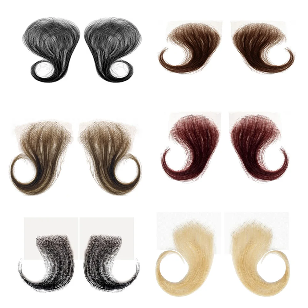 Koronkowe paski do włosów dla dzieci 4 sztuki ludzkie włosy włosy dla dzieci przednia krawędź szwajcarska koronkowa linia włosów paski do włosów dla dzieci dla kobiet ﻿