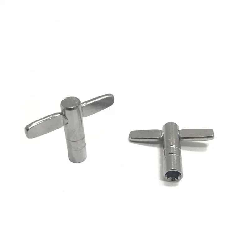 T-Shape Drum Tuning Key Square Socket Metal Drum Wrench Universal Drum Tuning Tool for Drum Kit Snare Bass Drum Percussion Instr