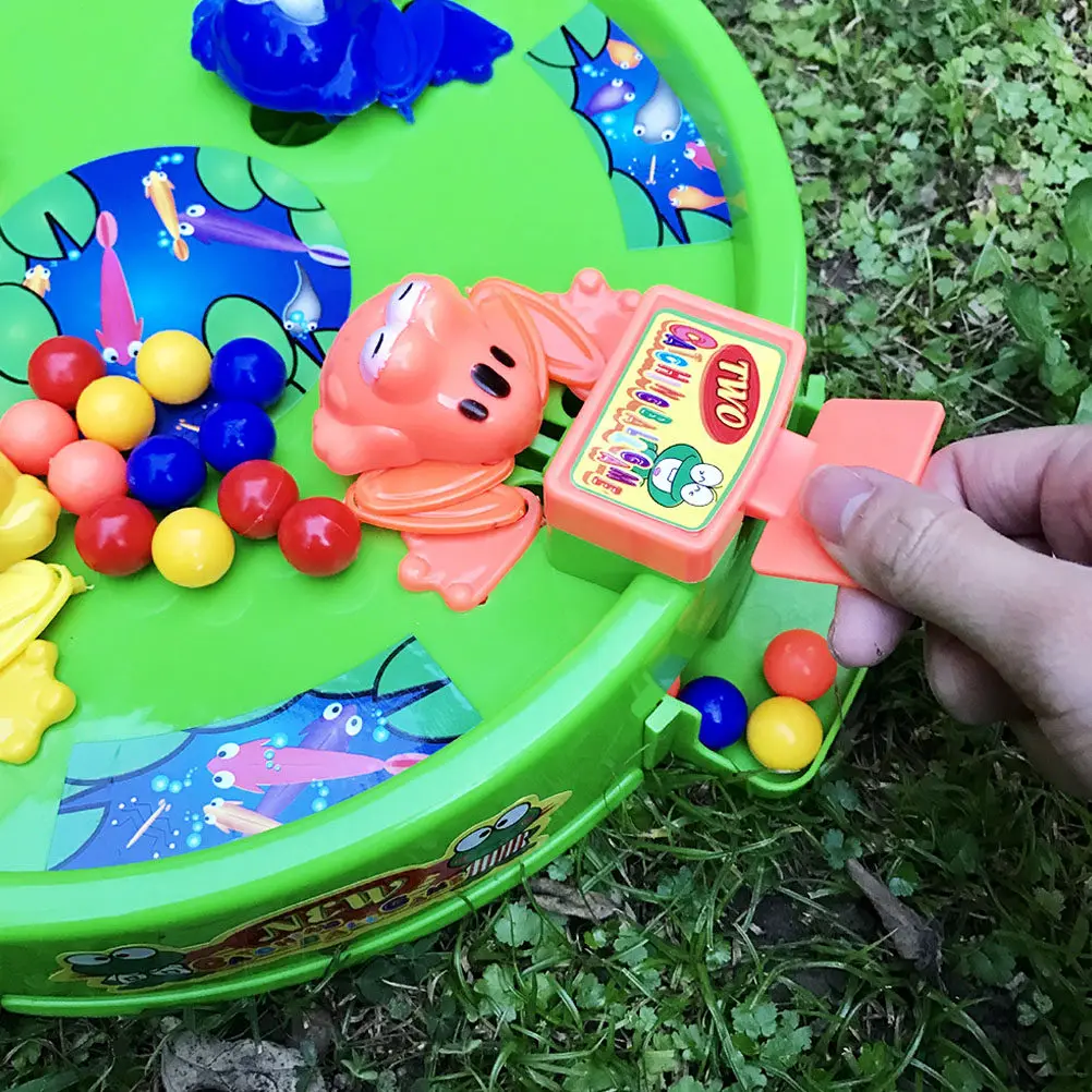 

Hungry Frogs 3D Battle Feeding Game Board Set Random Table Play Develops Coordination Skills Strategic Thinking
