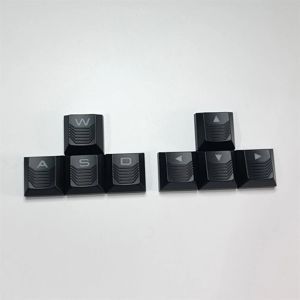 Комплект механических колпачков для клавиш WASD + колпачки для клавиш с направленной полосой, запасные части для клавиш, аксессуары, набор колпачков для клавиш