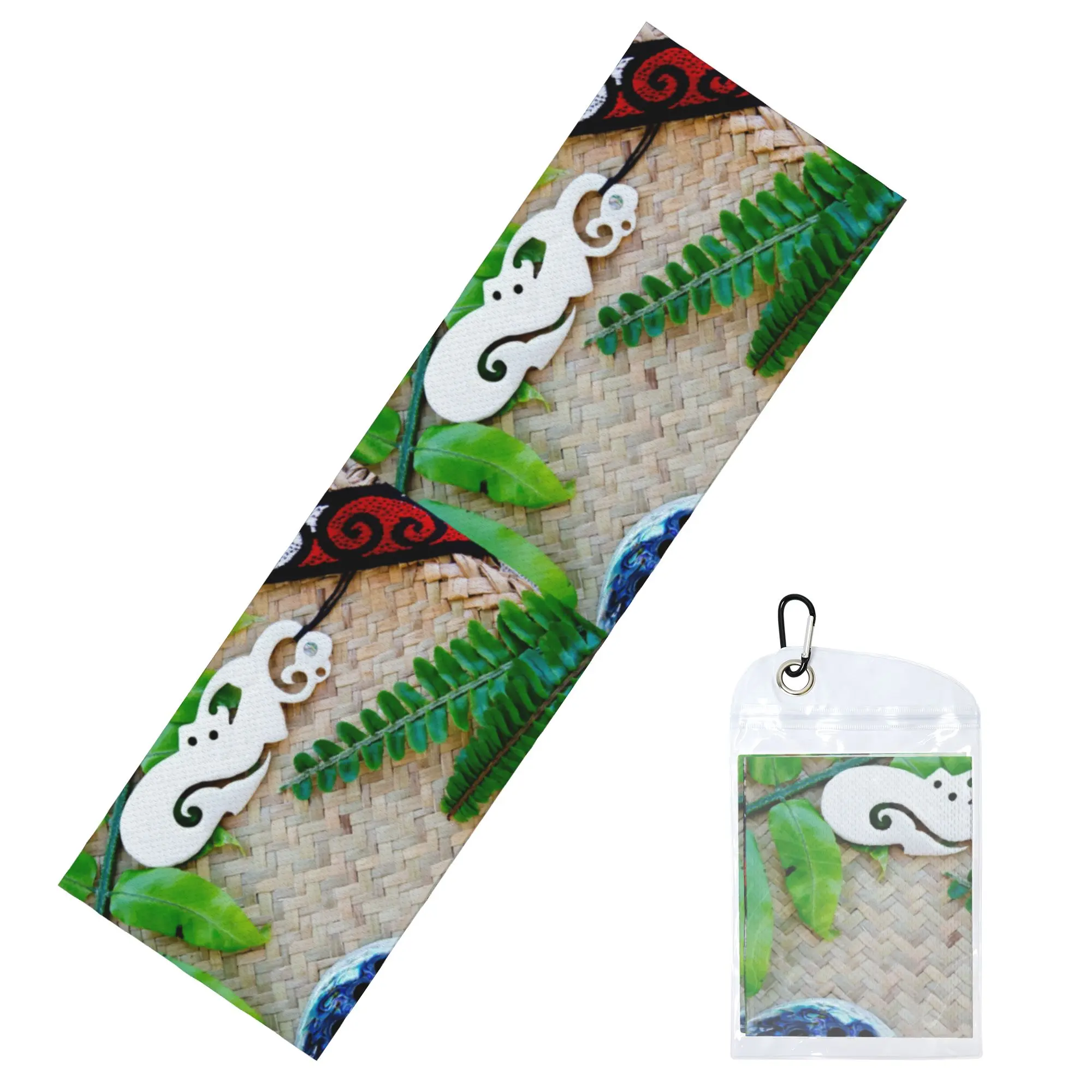 NZ Maori Theme Cold Exercise Towel  Bone Manaia Guardian Super Soft Breathable Instant Cooling Towel Yoga Towels