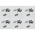 6pcs White color