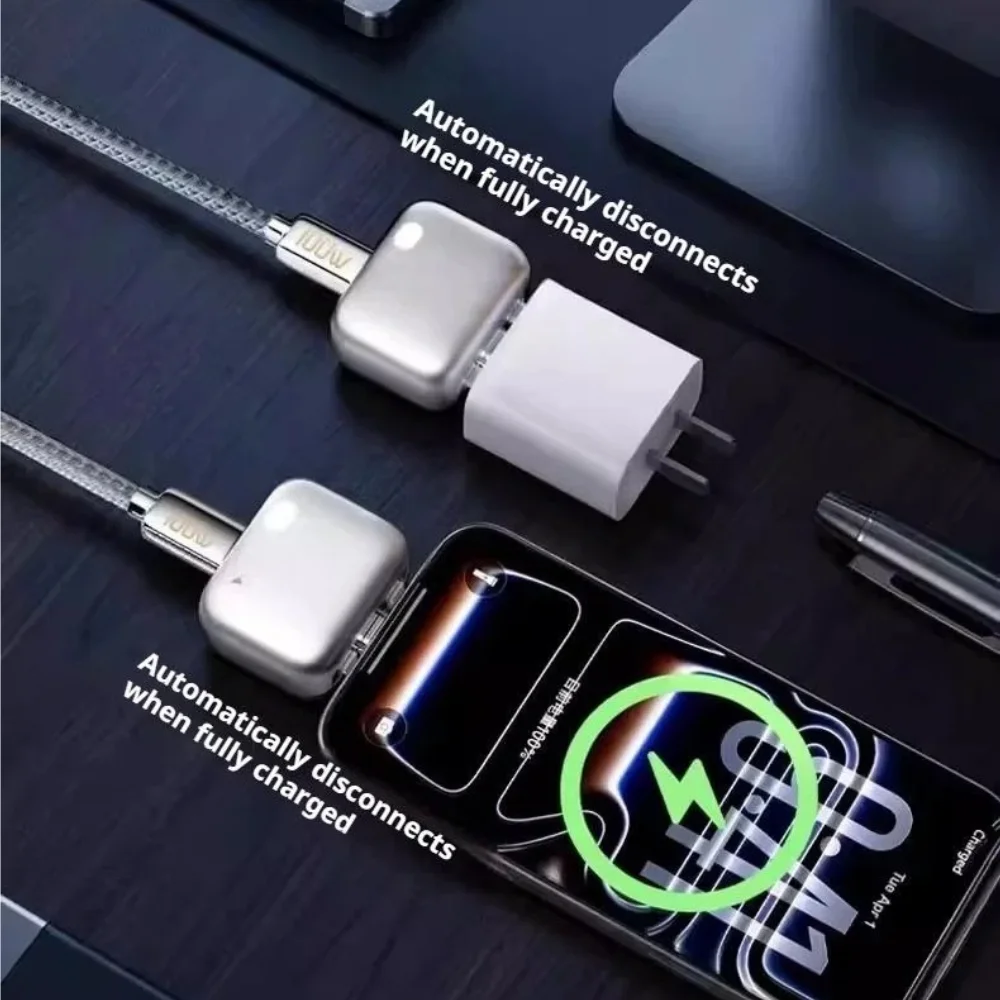 Auto Disconnect Charger Adapter Kit, Full Charge Automatic Physical Separation Fast Charger, Anti Overcharge Battery Protection