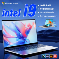 14.1 inch Portable Laptops Intel Core i9 8950HK Windows 11 Pro Office Gaming PC Laptop 16GB RAM 1TB 2TB SSD 1920*1080 laptops PC