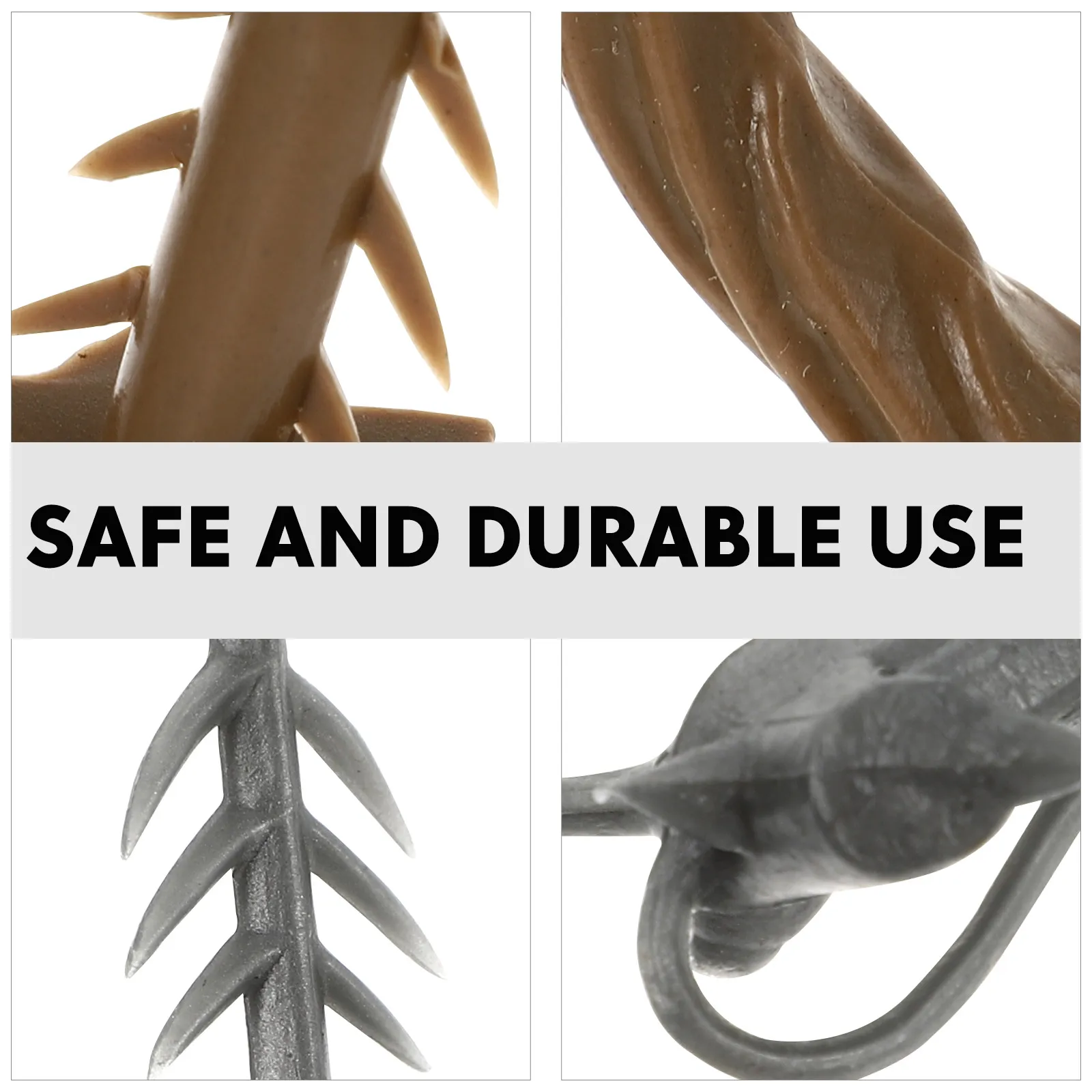 

20 Pcs Pumpkin Decoration Accessories Decorations Thanksgiving Stem Plastic Making Material Halloween DIY Bases Fake Stems