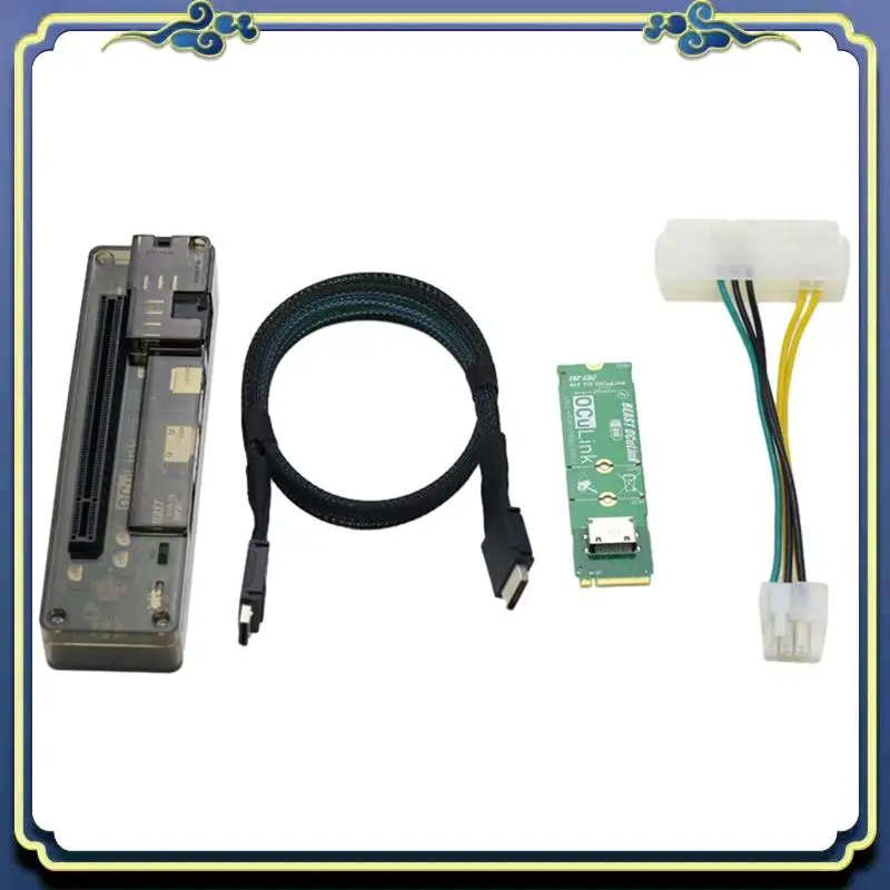 Draagbare M.2 MKEY Naar OCULINK Adapter High Speed GPU Dock PCIE 4.0X4 Mini PC Naar Externe Grafische Kaart Adapter