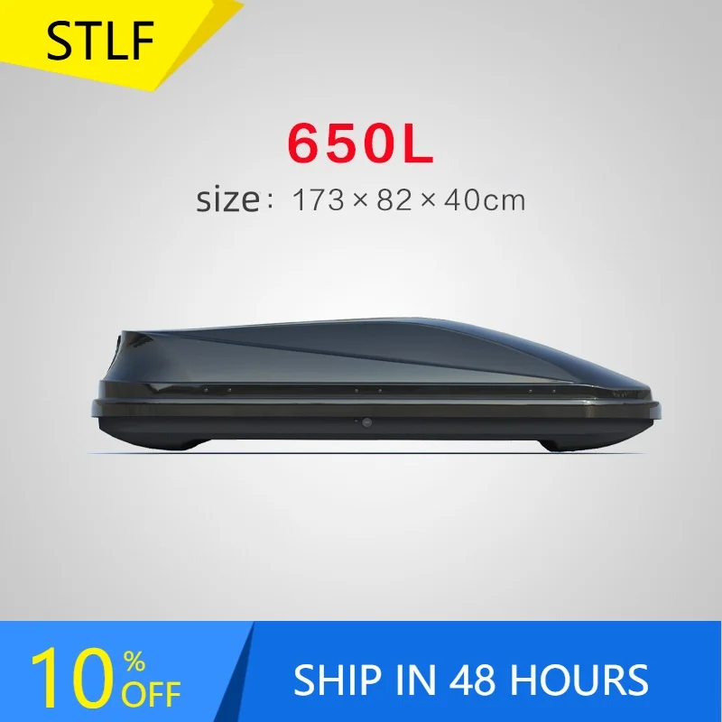 

STLFLarge Capacity 650L Car Roof Box Dual - Sided Opening Car Roof Luggage Box Lockable Anti - Theft Car Roof Box