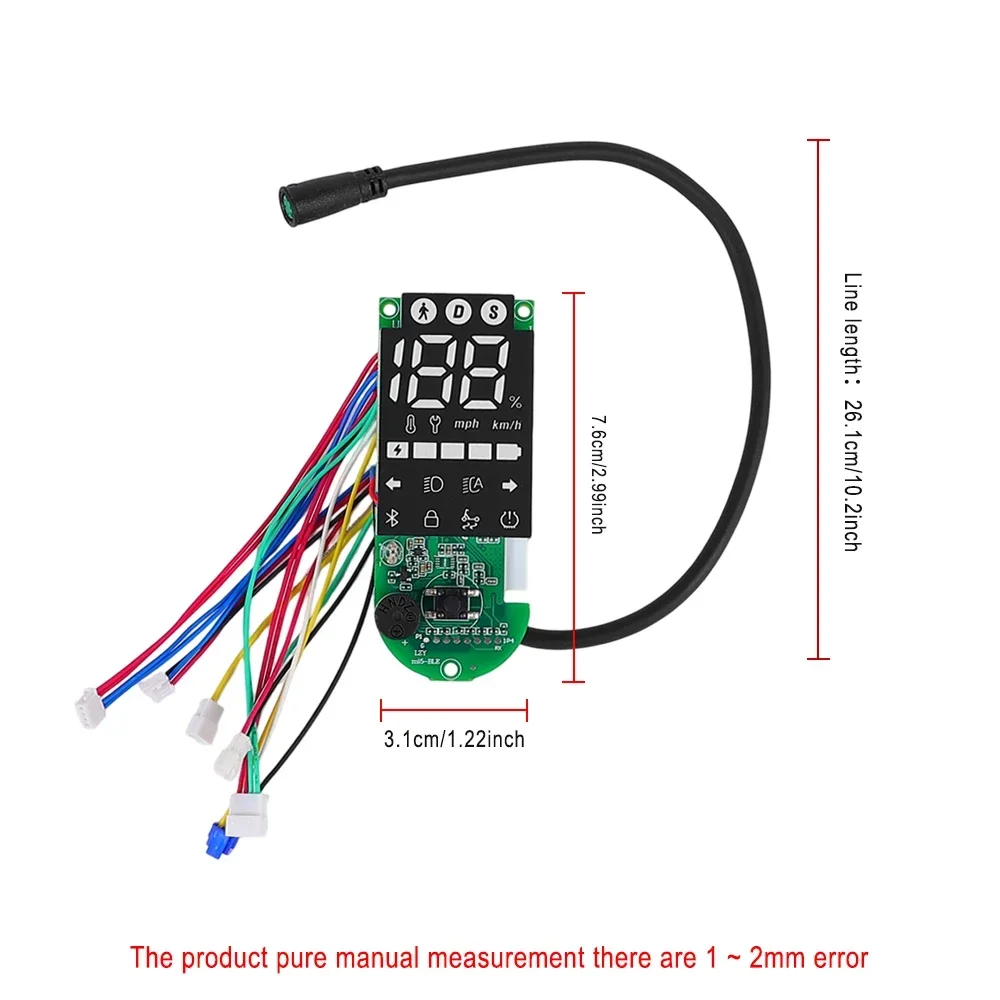 Controller-LCD-Display für Xiaomi 5 5Pro 5Max E-Scooter: Armaturenbrett, Hauptplatine, Instrumentensatz, Armaturenbrettabdeckung und Ersatzteile – Detail 17