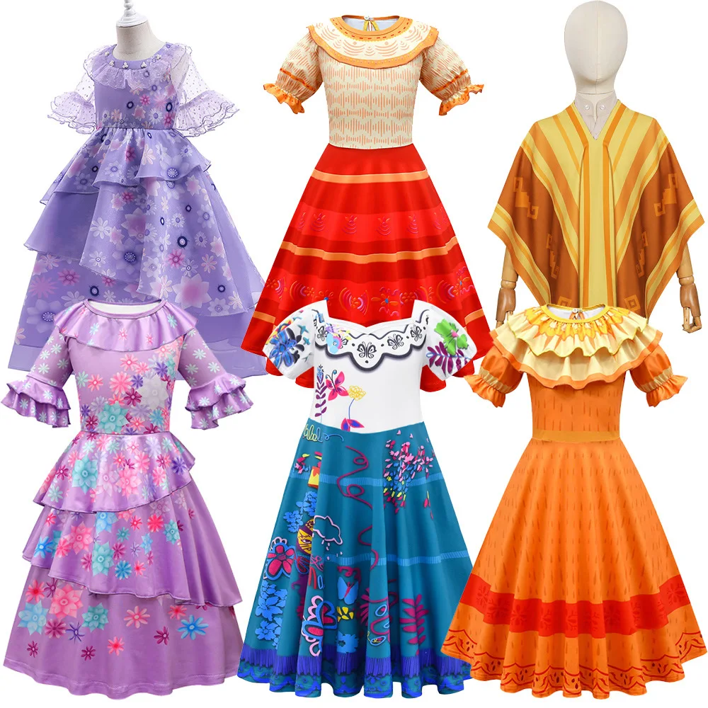 

Magic Casa Isabella Cosplay Costume Mirabel Cosplay Dress Stage Performance Costume