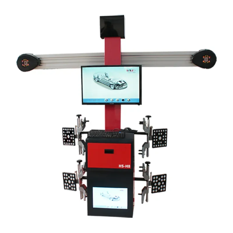 四輪アライメント装置、四柱式地下保管超薄型大型シアー式リフト、スチームトリミングリフトホイール保護装置