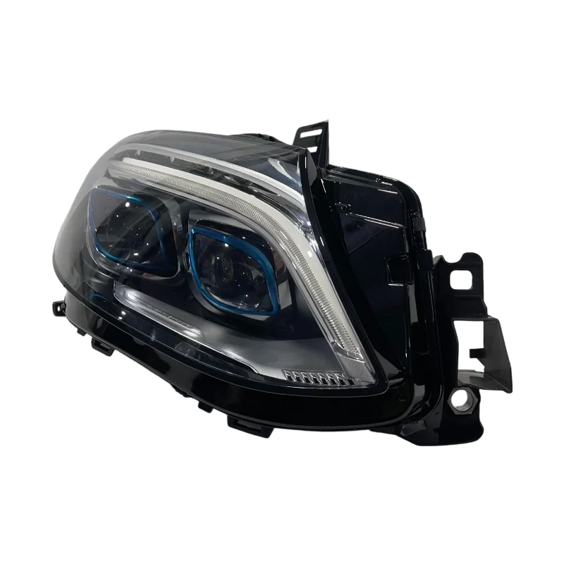 Car Part for  GLE166 X166 2015-2019 GLE320 GLE350 GLE400 GLE500 LED Headlights Blue Circle A1669061503 A1669061603