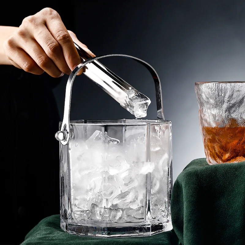 

Creative 30oz/31oz Ice Bucket 880ml/900ml Chilled Champagne Keg with Handle Insulated Buckets Red Wine Barrel for Whiskey Glass