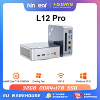 Ninkear L12 Pro Mini PC Intel i9 12900HK up to 5.0GHz 32GB DDR4 1TB SSD 2.5G+WiFi 6 HDMI Multi-Port Support Windows 11 Computer