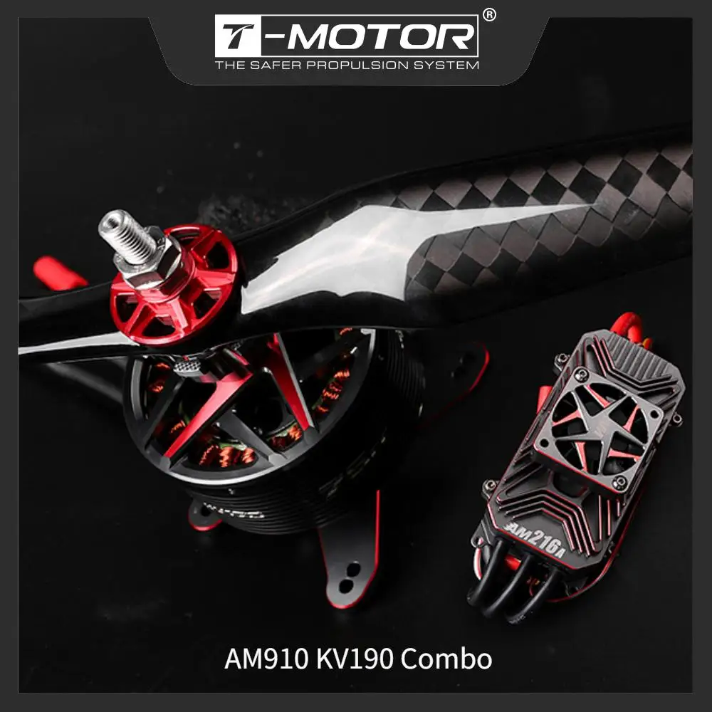 

T-MOTOR T-HOBBY AM910 KV190 Combo (AM910 Brushless Motor+AM216A ESC+AMZ 24x10 Prop)for 90-96"3D Planes (70-80CC Class)