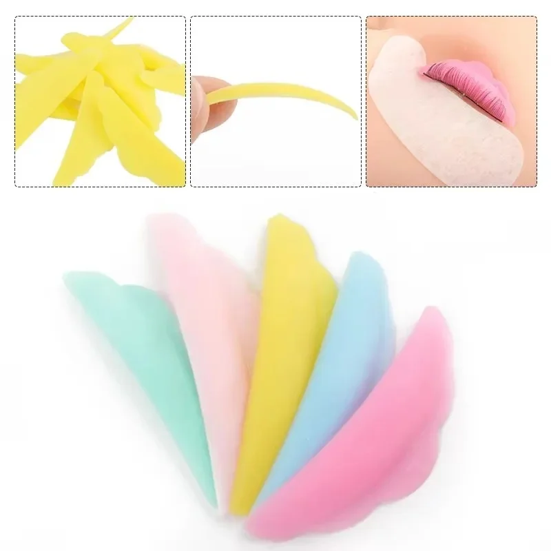 5-15Pairs Eyelash Lifting Kit Silicone Lashes Perm Pad Eyelash Extension Lift Shield Rods 3D Lashes Curler Applicator Tools