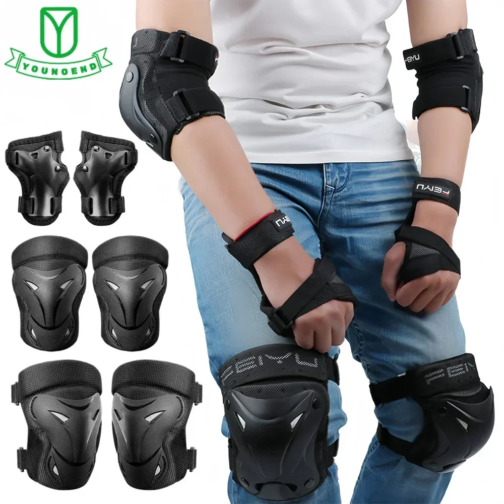 Roller Skating Protector for Kids and Adults,Elbow,Knee Pads,Wrist Guard,Riding,Skateboard,Bicycle,Sports Protective Gear