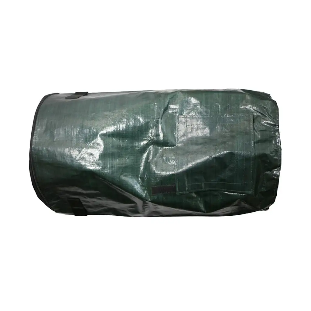 Compost Bag Garden Plastic Leaf Bin with Vent Window for Household Organic Waste and Home Recycling