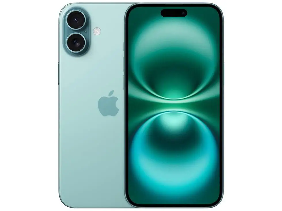 Apple-iPhone 16 Plus ، رمادي-أخضر ، 48 ميجا بكسل ، iOS ، 5G ، GB
