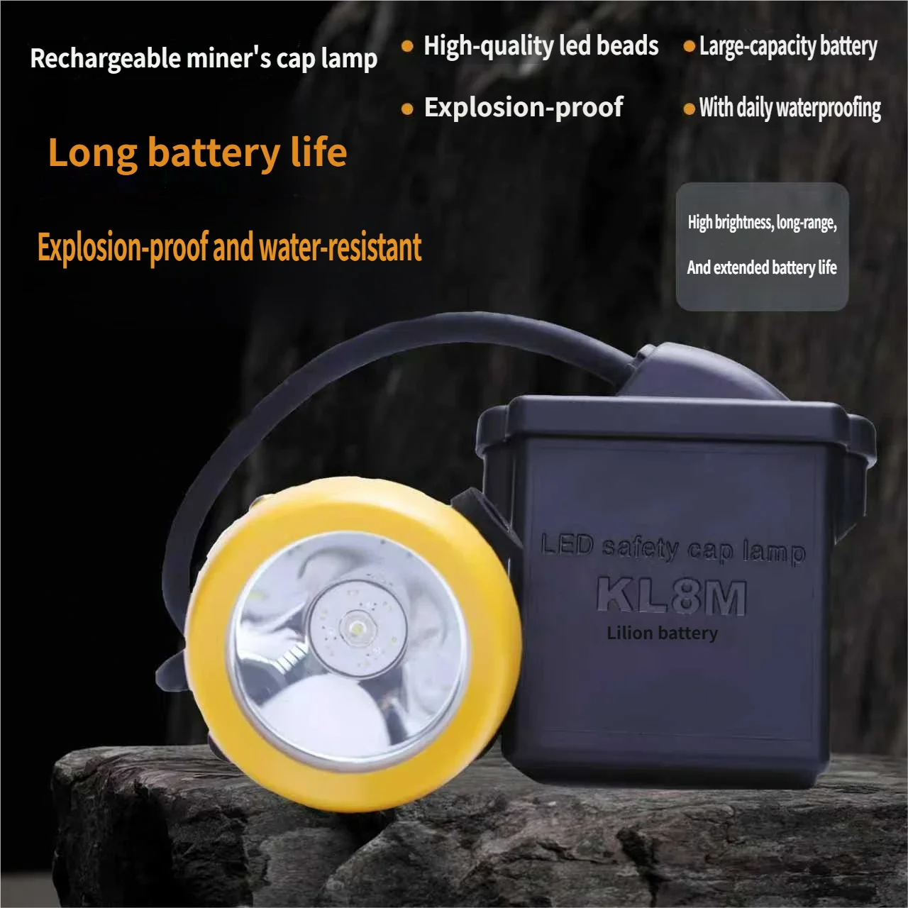 

шахтерская лампа, подземная рабочая кепка, взрывозащищенная лампа для лодки, водонепроницаемая фара, высококачественный светильник для рыбалки