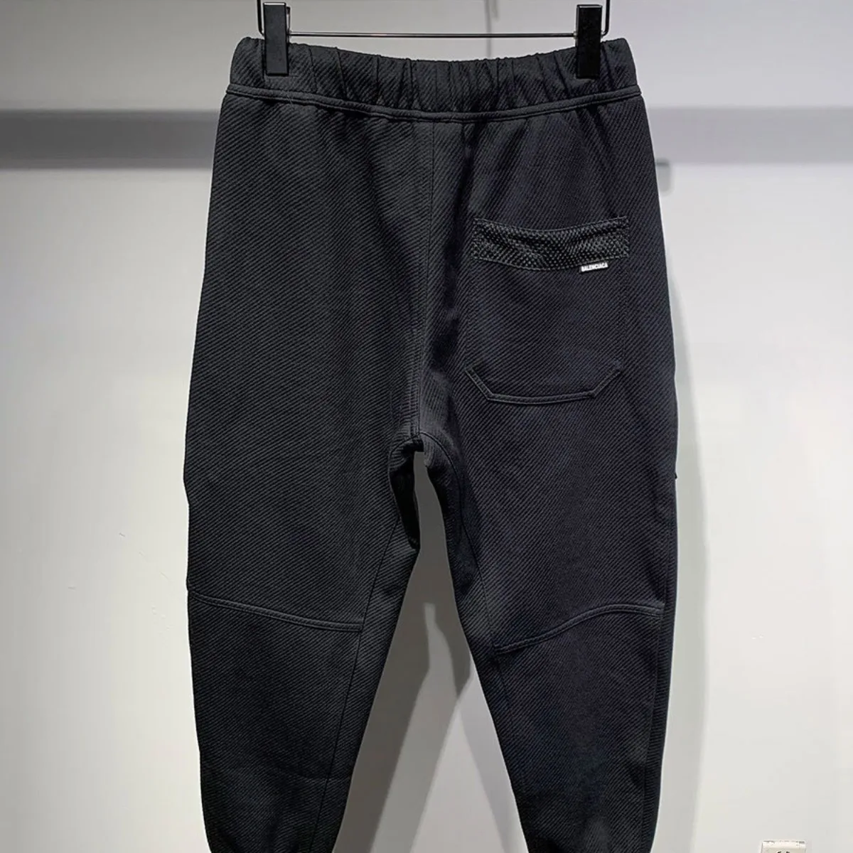 Outono inverno masculino tamanho grande 250 pou calças casuais finas workwear solto ajuste nove pontos algemado esportes harlan sweatpants