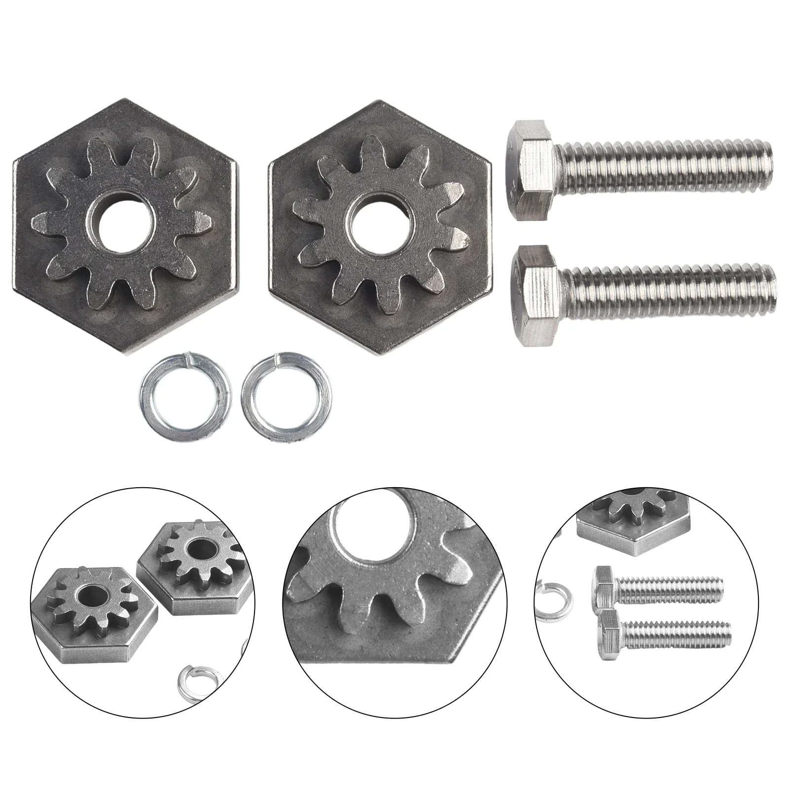 High Quality Practical Useful Lawn Mower Part Deck Adjustment Gear Metal For Craftsman For Husky For Troy-Bilt