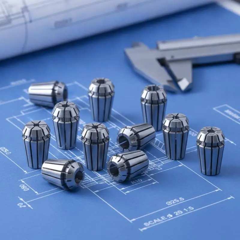 ER11 ER16 ER Spring Collet Chuck 0.005mm High Accuracy Clamping Part for CNC Milling Engraving Machine Workholding