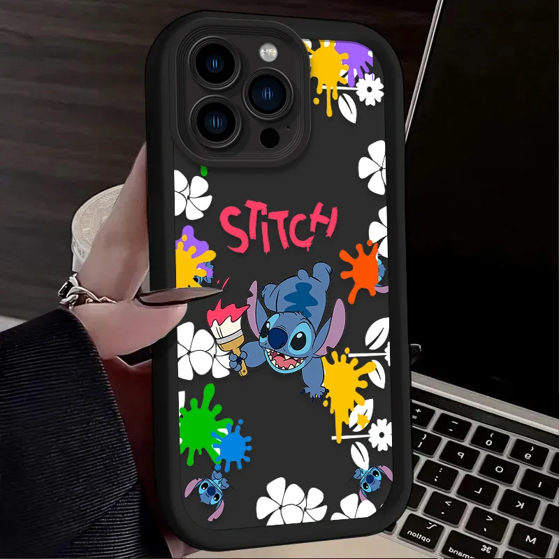 Graffiti Disney Stitch Case for Xiaomi 14T 13T 12T 11T 13 12 11 Lite 5G NE POCO X6 X5 F6 F5 F3 X4 GT X3 NFC M5S C65 M6 Pro 4G