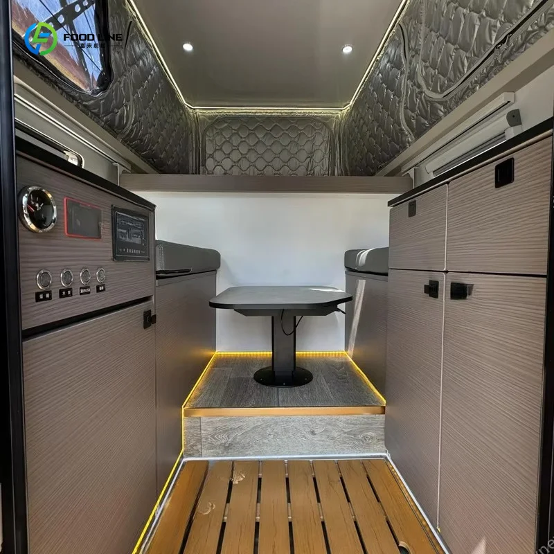 Outdoor Adventure Travel Trailer Camper Heavy Duty 4x4 Pickup Truck Mounted Camper For Cross Country Trip