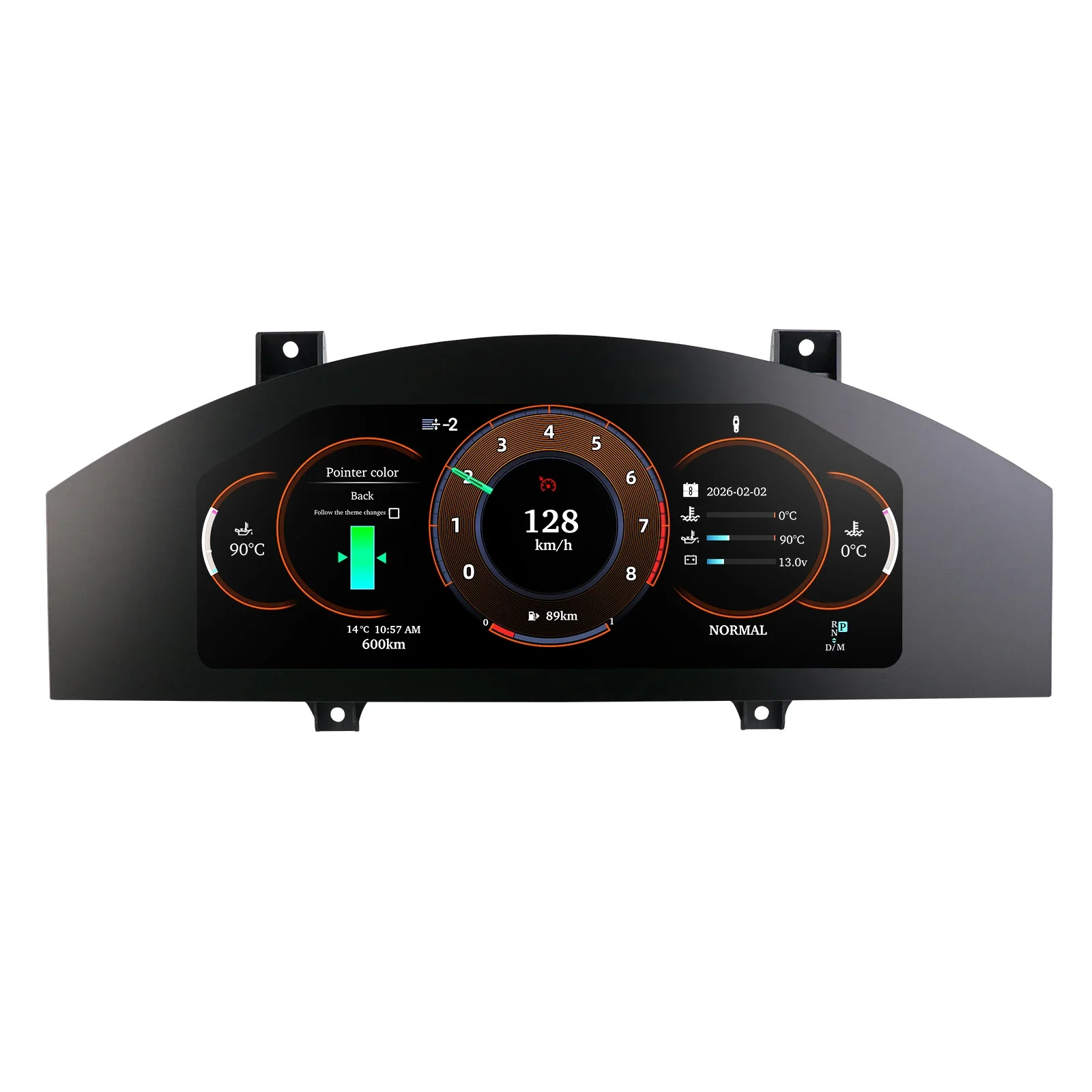 Hizpo 12.3 inch Car Auto Lcd Digital Dashboard Cluster Gauges For Porsche Cayenne 2005 - 2009 modify Paneel Cockpit Instrument